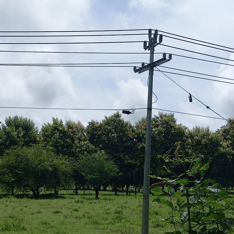 Predio rural con línea eléctrica cercana